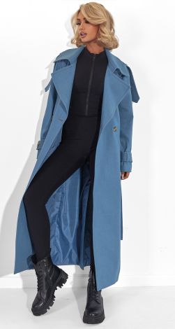 Оригінальний та стильний джинсовий тренч