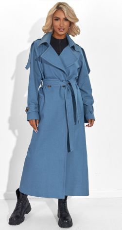 Оригінальний та стильний джинсовий тренч