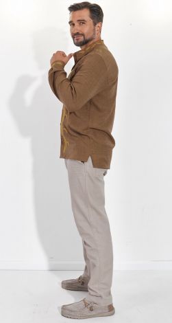 Льняна вишиванка Мирослав