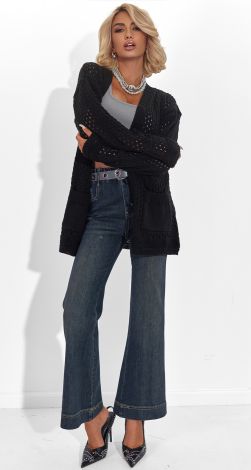 В'язаний кардиган з кишенями