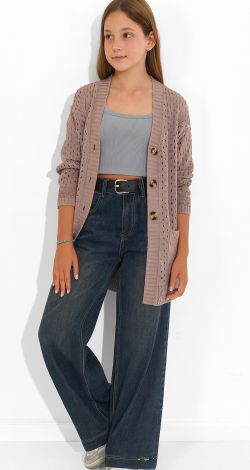 Джинси широкі підліток дівчинка