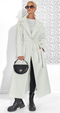 Кашемірове пальто-кардиган