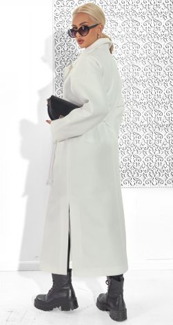 Кашемірове пальто-кардиган