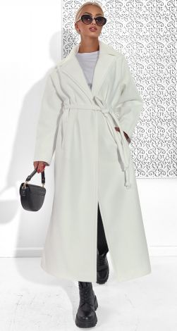 Кашемірове пальто-кардиган