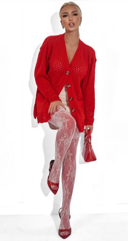 В'язаний кардиган з кишенями