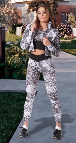 Спортивний костюм-трійка для йоги та спорту