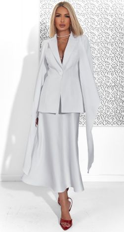 Елегантний Білий Блейзер-Трансформер