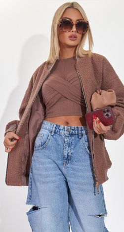 Об'ємний Бомбер Teddy