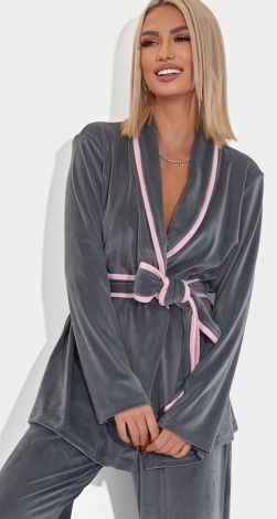 Костюм із натурального велюру