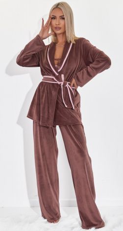 Костюм із натурального велюру