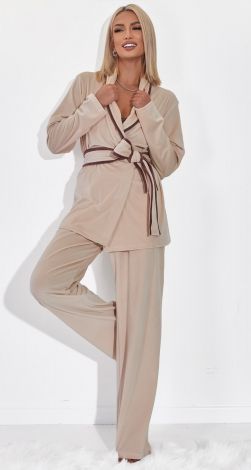 Костюм із натурального велюру