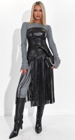 Ультимативный Корсет-Топ с Бахромой