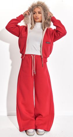 Костюм з натуральним хутром