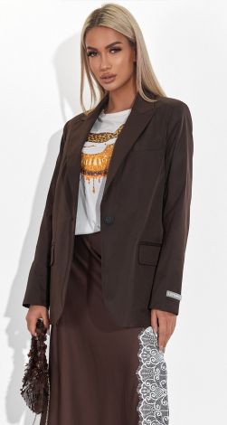 Коричневий піджак