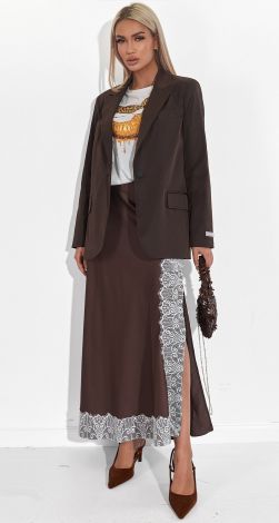 Коричневий піджак