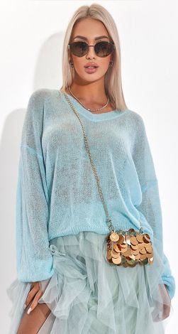 Air Touch Sweater - Weightless Oversized V-Neck