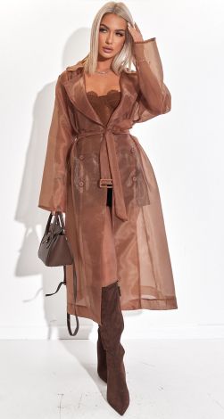 Прозорий Тренч із Органзі