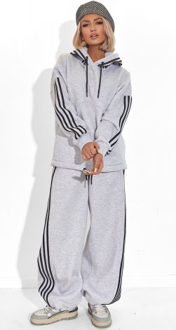 Базовий Сірий Костюм-Трансформер з Преміальної Тринитки