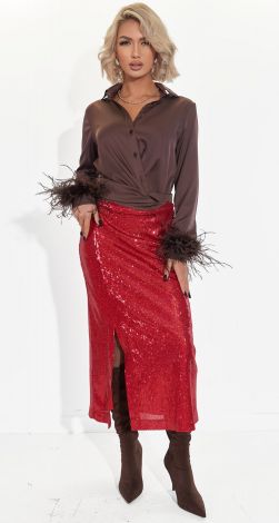 Розкішна шовкова блузка