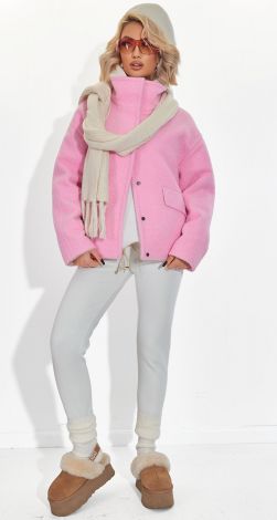 Пальто-куртка з преміального букле