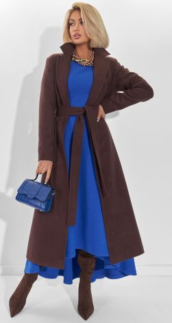 Коричневое пальто