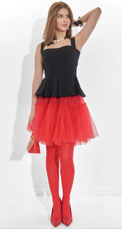 Corset and tutu skirt