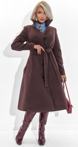 Елегантне утеплене пальто