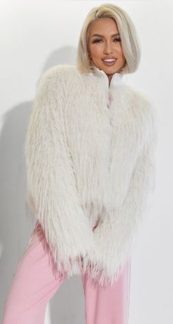 Шубка Lemanta у відтінку «ніжний беж»