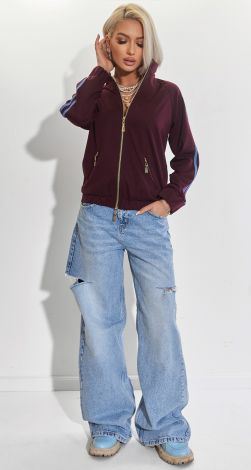 Зіп-худі з лампасами Lemanta