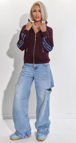 Зіп-худі з лампасами Lemanta