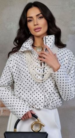 Ветровка в горох