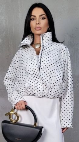 Ветровка в горох