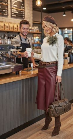 Кожаный Тренд: Удлиненные Шорты