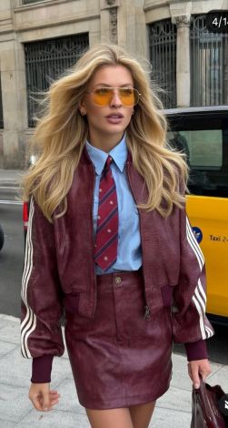 Sport Chic в оттенке бургунди: Твой самый смелый выход