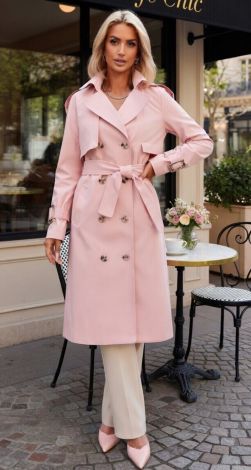 Весенний must-have: Тренч в оттенке «розовая пудра»