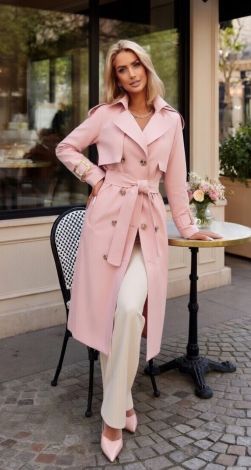 Весенний must-have: Тренч в оттенке «розовая пудра»