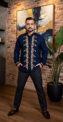 Льняная вышиванка Мирослав