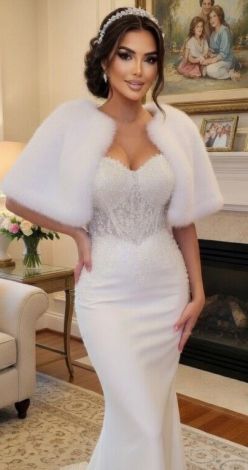 Fur cape: your ideal finishing touch