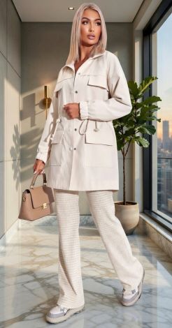 Milk windbreaker oversize