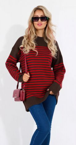 Stylish striped sweater