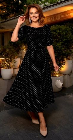 Polka Dot Charm: A dress you can't help but fall in love with