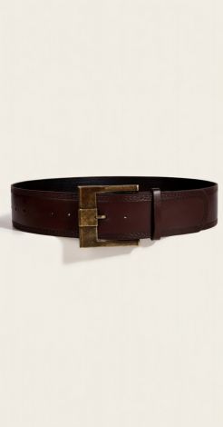  ​ Chocolate Statement: Belt that creates a waist