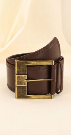  ​ Chocolate Statement: Belt that creates a waist