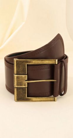  ​ Chocolate Statement: Belt that creates a waist