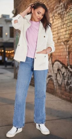 Стильний та теплий блейзер