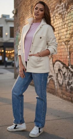 Стильний та теплий блейзер