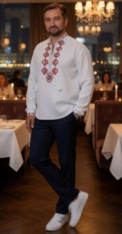 Linen Soul: A shirt made for him.