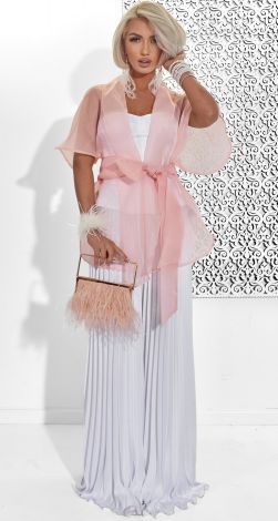 Fairy organza cape blouse