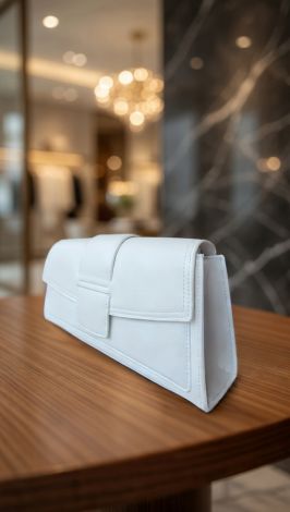White Canvas: Your ideal baguette bag