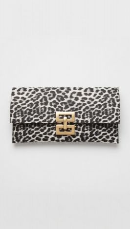 Silver Jaguar handbag: Wild grace in metallic shine